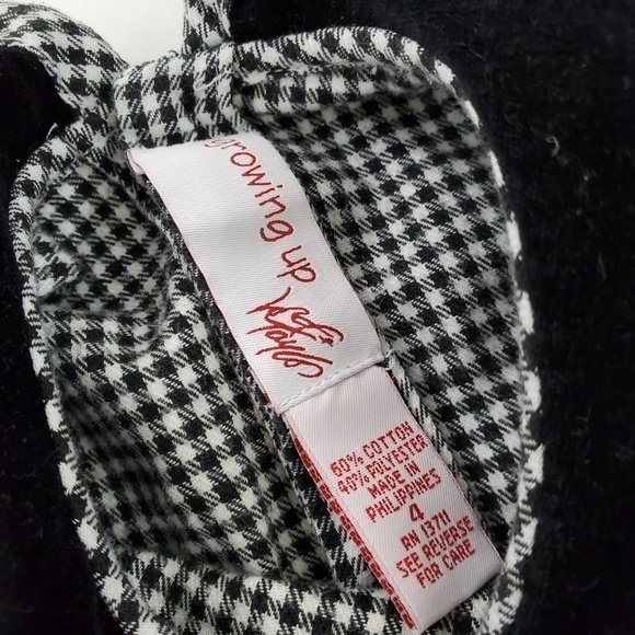 Lord & Taylor Growing Up‎ Dress 4 Vintage Black Whi - Picture 6 of 8